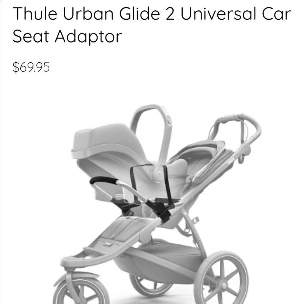 Thule urban glide 2 universal car seat adapter